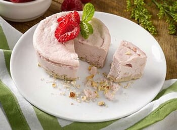 Sweet Red Raspberry Cheesecake