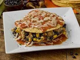 Chicken Enchilada Stack