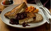Stuffed French Toast with Berries and Sweet Potatoes